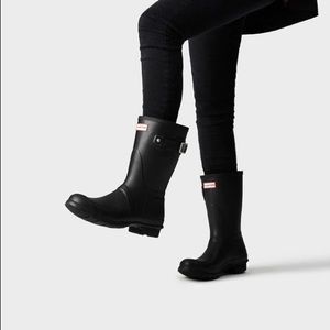 Hunter Boots- Black, Original Short